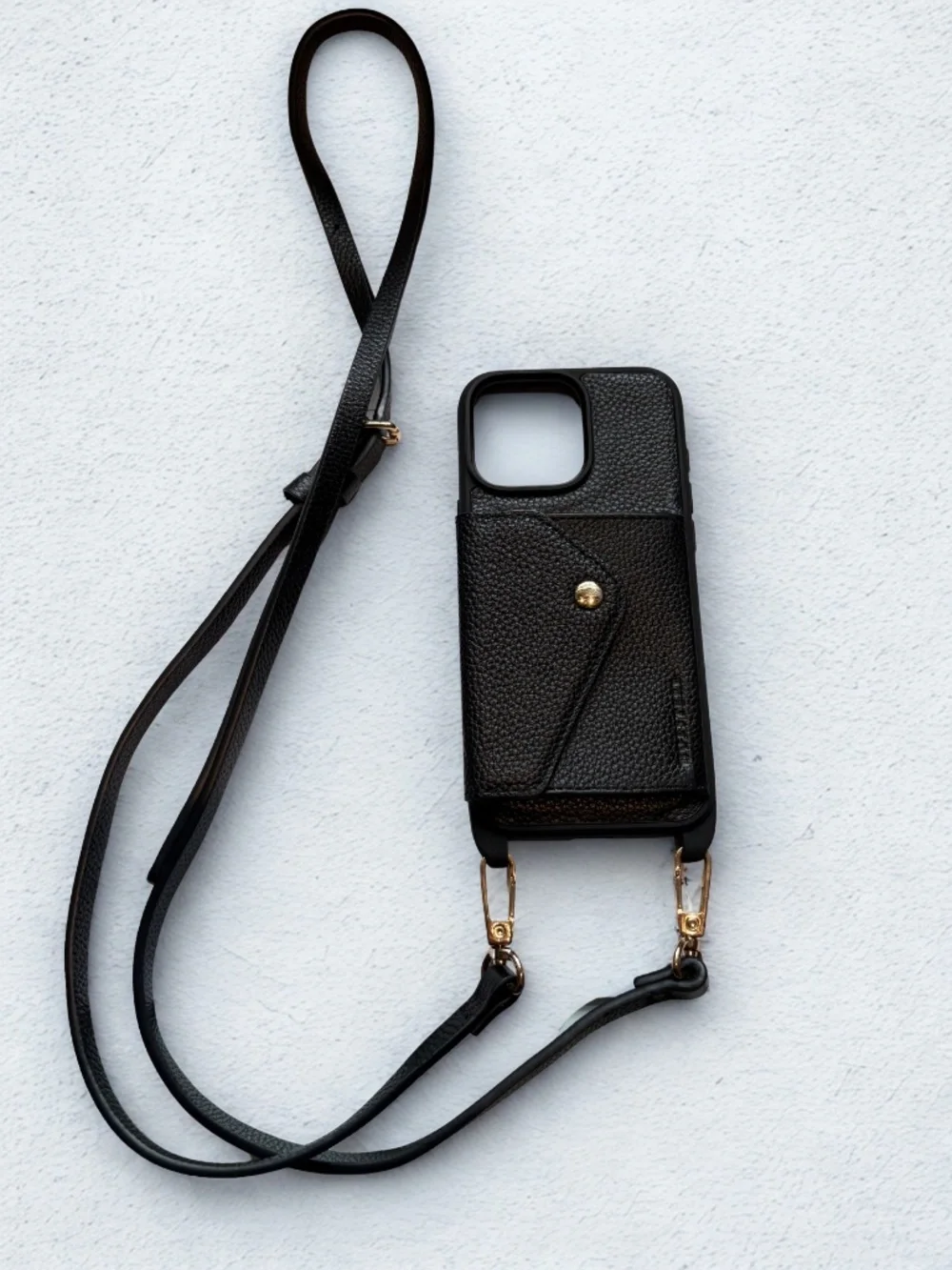 Holstere The Everly iPhone 16 Pro Max Phone Case Crossbody, Black